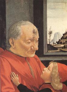 Domenico Ghirlandaio Portrait of an Old Man with a Young Boy (mk05) Sweden oil painting art